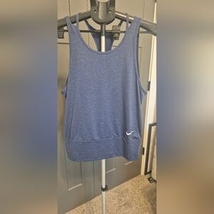 Nike Heathered Blue Tank Top